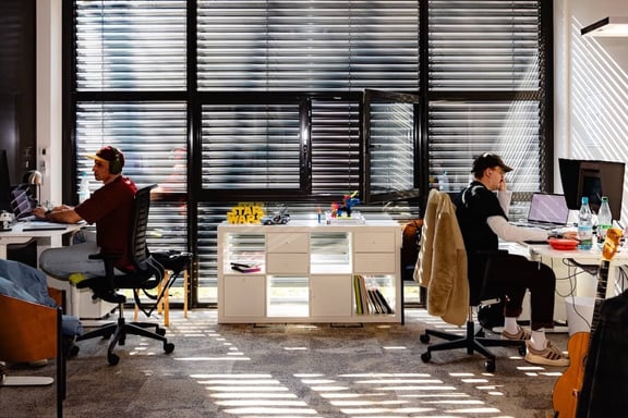 Kreative der m&z Agency im Büro