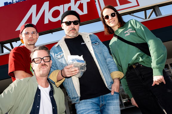 Team der m&z Agency in der Mittagspause