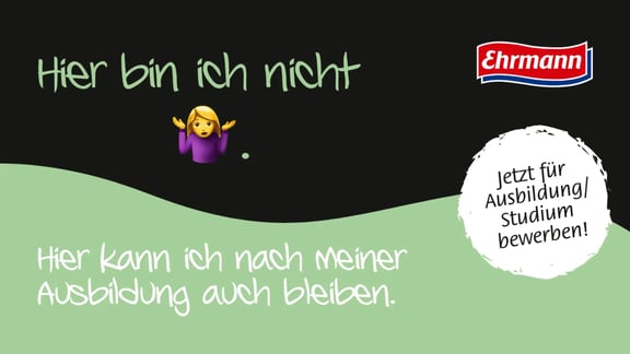 Ehrmann Motiv Azubi-Kampagne Übernahme